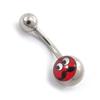 [J8941] - Красный пирсинг «Усы»