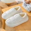 Cotton Slippers Women's Thickened Autumn and Winter Indoor Home Couple's Home Non-slip Warm Confinement Wool Cotton Shoes Men