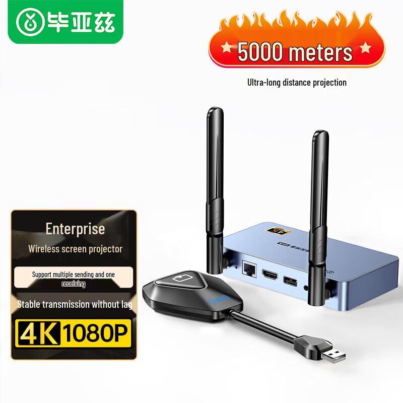 BIAZE Беспроводной HDMI-адаптер для зеркалирования экрана 4K