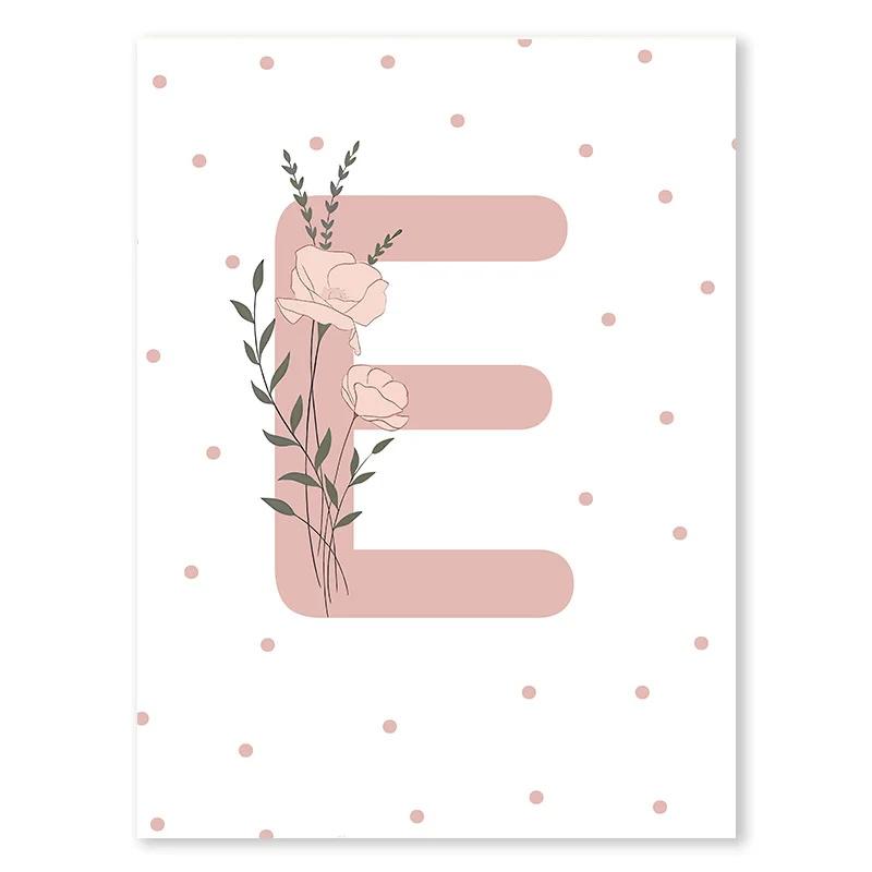 Pink Butterfly Wall Art Poster Nursery Canvas Print Painting Sun Rainbow Daisy Heart Posters Decor Kids Room Decorative Gift