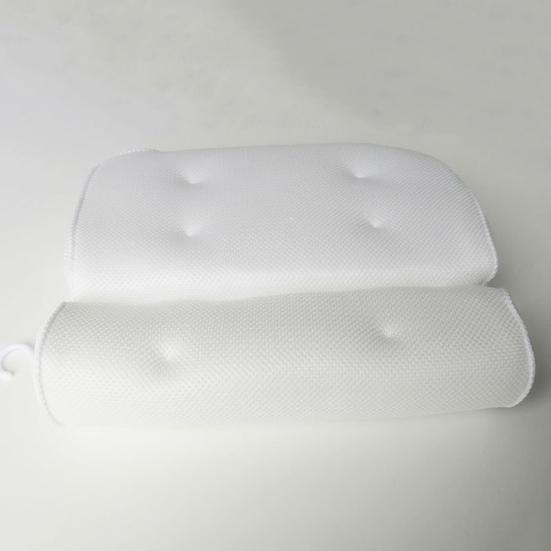 Подушка для ванны с присоской, противоскользящая, очень мягкая, для поддержки головы, шеи и спины