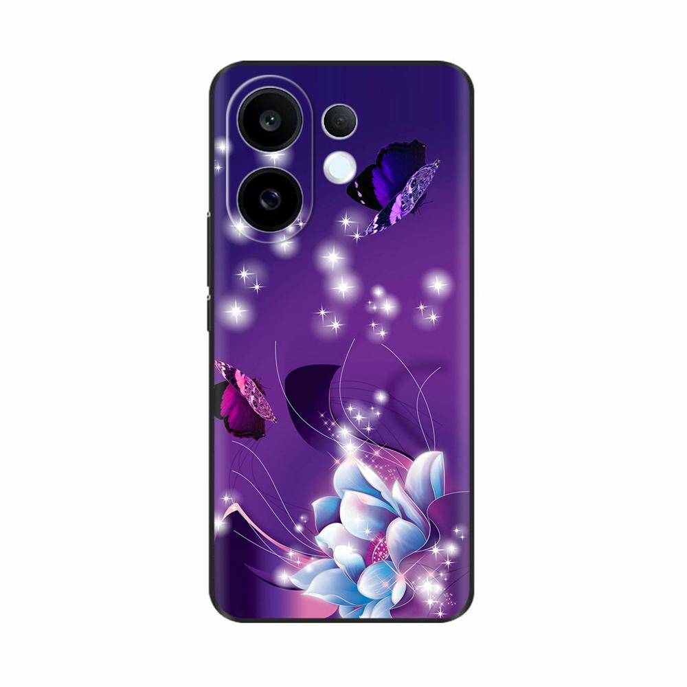 Чехол для VIVO S30 Pro Mini 5G Мультяшные Бабочки Цветы Силиконовые Чехлы для Телефона Для Vivo S30 5G vivoS30 Задняя Крышка Fundas Бампер