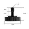 Conversion 1/4 to 1/4 inch Photography Screws Tripod Screw Screw Adapter Camera Screw Plate Screw