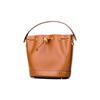 Tory Burch T Monogram Drawstring Bucket Bag With Detachable Shoulder Strap Women Bags Brown 80504-909