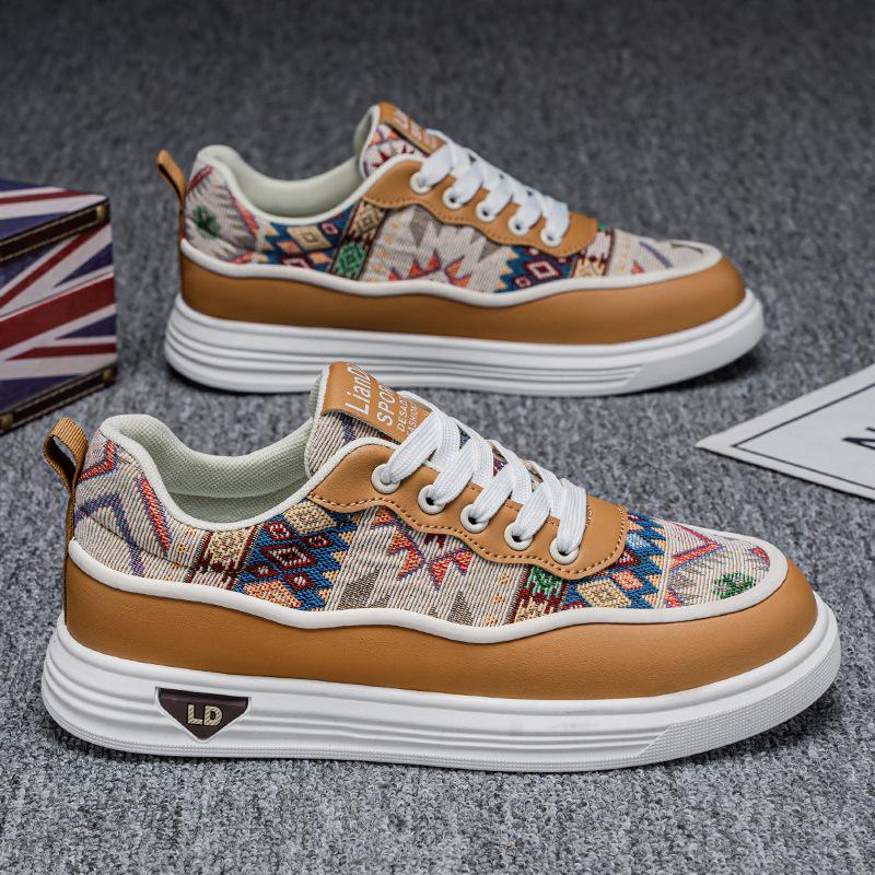 2025 весна новая мужская обувь универсальная модная трендовая обувь спортивная и повседневная обувь корейская версия мужские низкие кеды