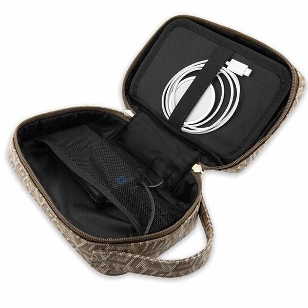 Torba Guess Guhbhgcfsew Organizer - Brązowe Gcube Stripe