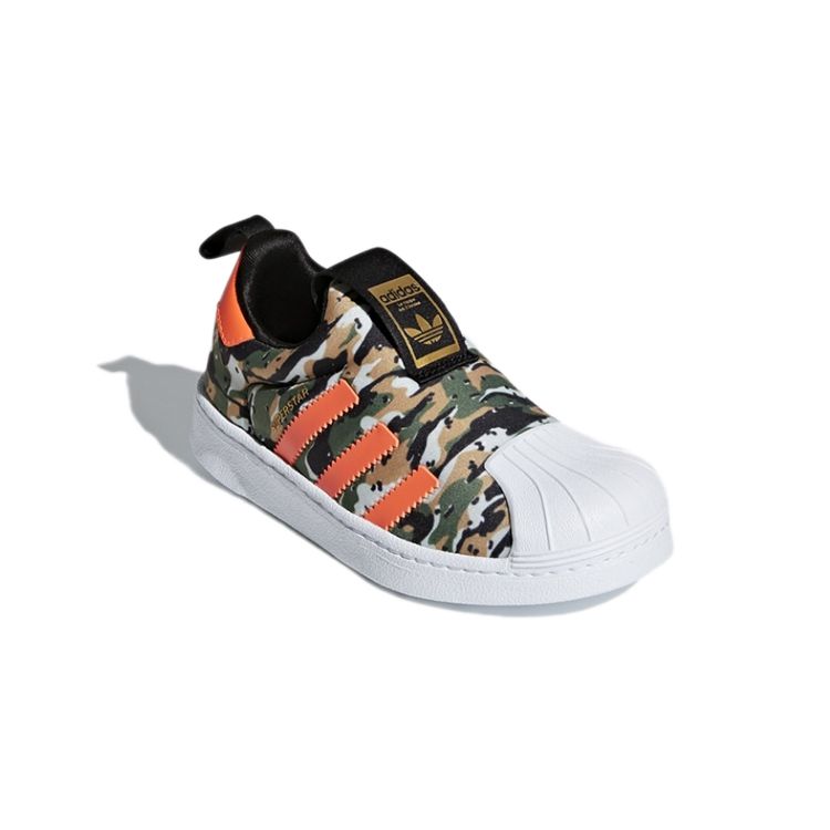 adidas Оригинальные Superstar 360 C Прочные Низкие Детские Кеды для Скейтбординга Камуфляж Детские Кроссовки F36793