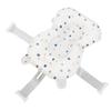 Baby Bath Seat Cushion Floating Safe Foldable Adjustable Infant Bath Supporter for Newborn White