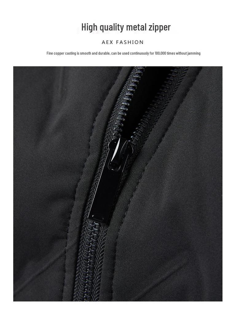 Мужская модная утолщенная зимняя хлопковая куртка - Молодежная повседневная куртка на все случаи жизни