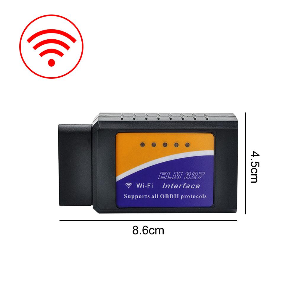 OBD2 сканер ELM327 автомобильный диагностический детектор инструмент для считывания кодов V1.5 WIFI Bluetooth OBD 2 для IOS Android инструменты для автоматического сканирования