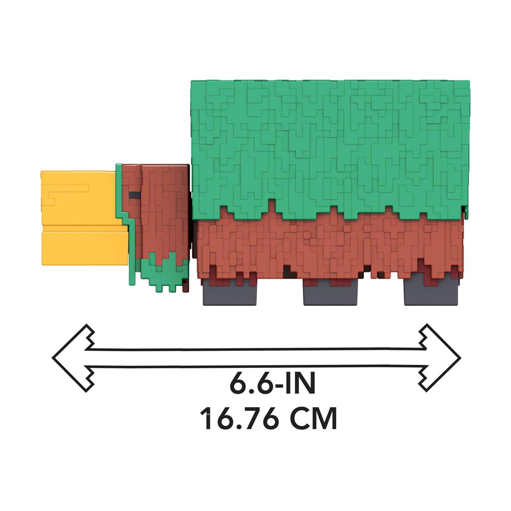 Фигурка Mattel Minecraft Нюхач для детей от 6 лет и старше, зеленая HXM85