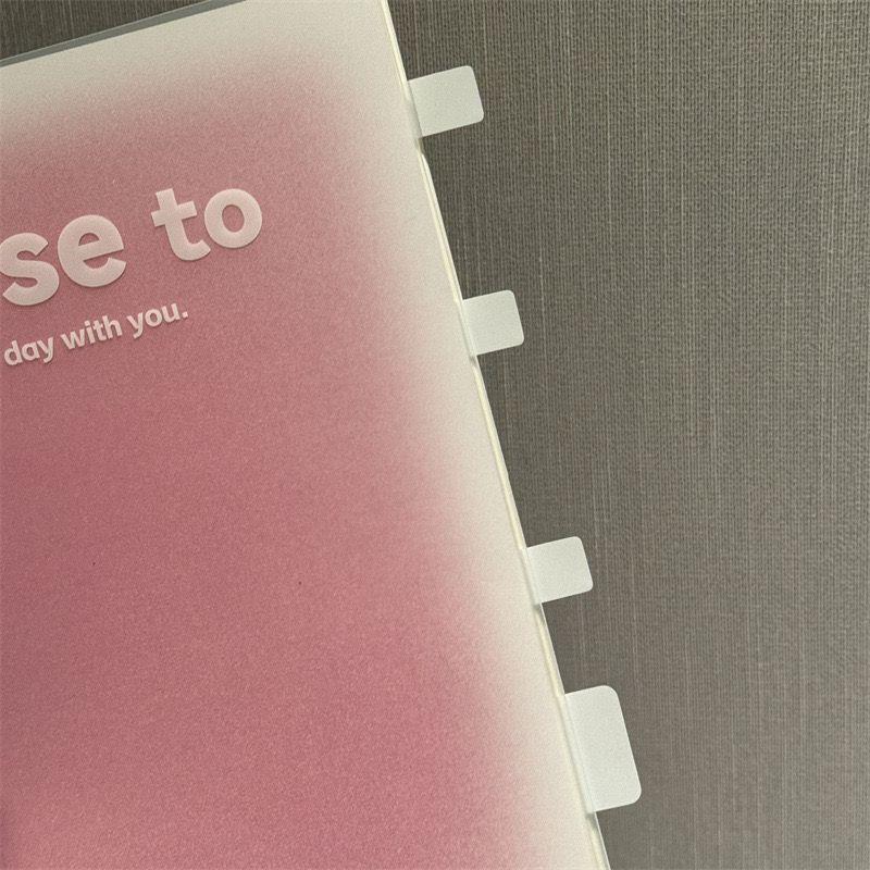 Белые прозрачные стикеры-фотокарточки для айдолов, стикеры-заметки и простые стикеры-закладки для учебы