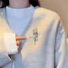 Романтическая брошь-роза, изысканное и модное украшение для рубашки для мужчин и женщин, аксессуары для костюма и рюкзака, подарок на вечеринку по случаю дня рождения