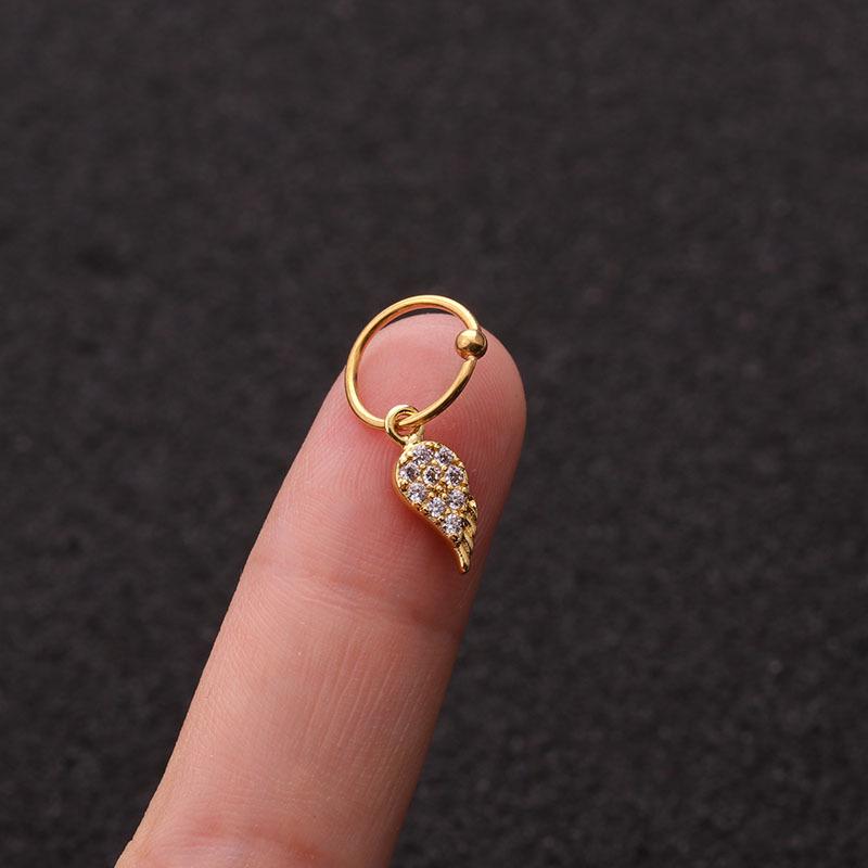 Ювелирные изделия 1 шт. великолепные хрустальные серьги-кольца хрящ спираль пирсинг пупка кольцо трагус ручная работа