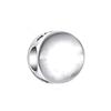 New 925 Plated Silver Beads Smooth surface Charms Fit Pan Bracelet DIY Gift Women
