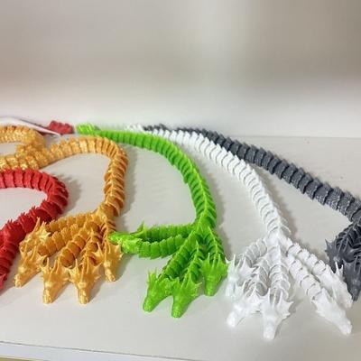 45 см 3D-печатная игрушка дракон с 5 головами, гибкие суставы, подвижная фигурка дракона-симулятора, модель, украшение для дома, орнамент, детские подарки