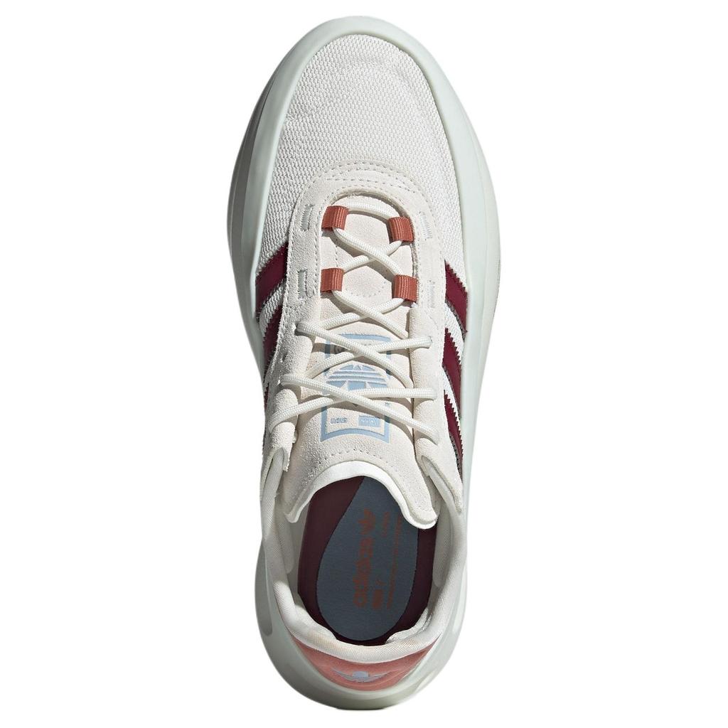 adidas Оригинальные кроссовки Adifom Trxn из натуральной кожи, удобные, простые, с амортизацией, нескользящие, низкие, повседневные, унисекс, белые с красным IF4310