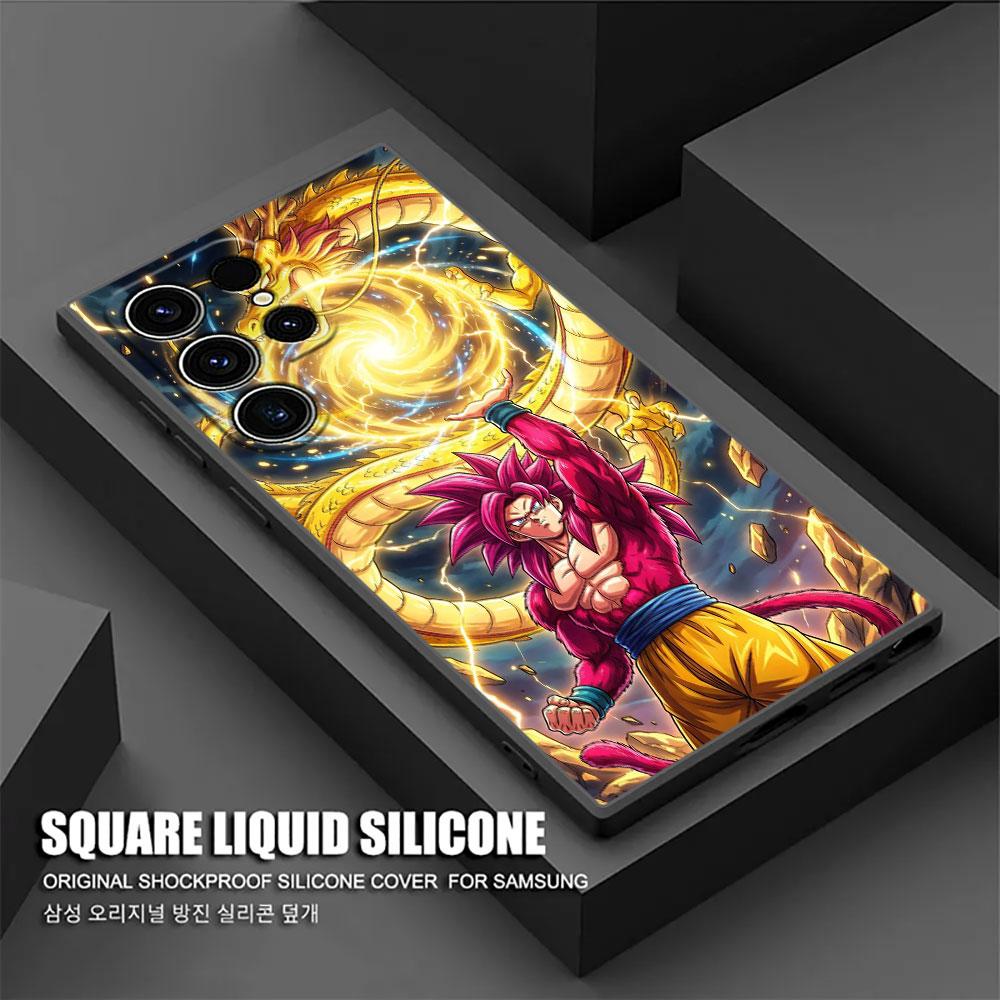 DragonS B-Ball Goku SSJ4 Phone Case For Samsung Galaxy S25 S24 S23 S20 S21 FE S26 S22 Ultra 5G S26 Plus S25FE Soft Silicon Cover
