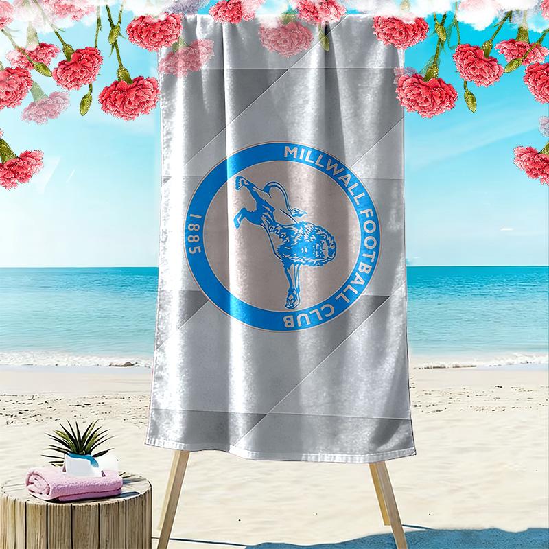 Millwall Football Club2 Print Beach Towel, Large Soft Quick Dry Towel for Beach Camping Swimming