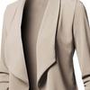 Womens  Color Solid Open Front Cardigan Long Sleeve Casual Jacket Coat