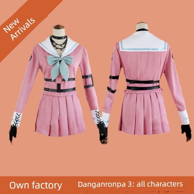 Косплей костюм Danganronpa V3 Chazoku Rotor Костюм для косплея Харукава Маки Оума Кокичи Полные костюмы персонажей