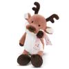 NICI Niki Plush Toy, Sitting Reindeer, Stylish Winter Decor, Classic Style, 54cm, Brown