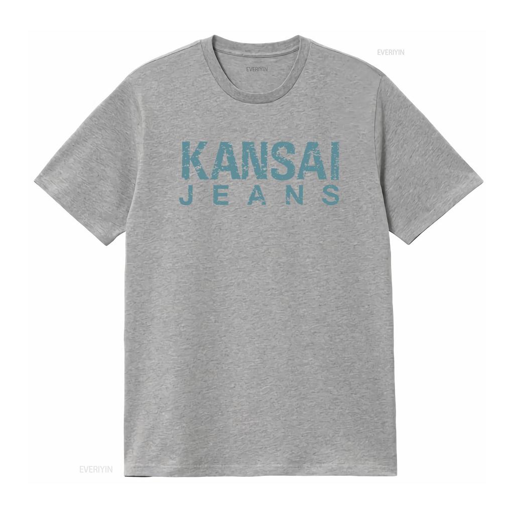 Винтажная футболка KANSAI JEANS Размеры S, M Редкая 90-е Японский дизайнер Уличная мода High Fashion Харадзюку винтаж Стирка