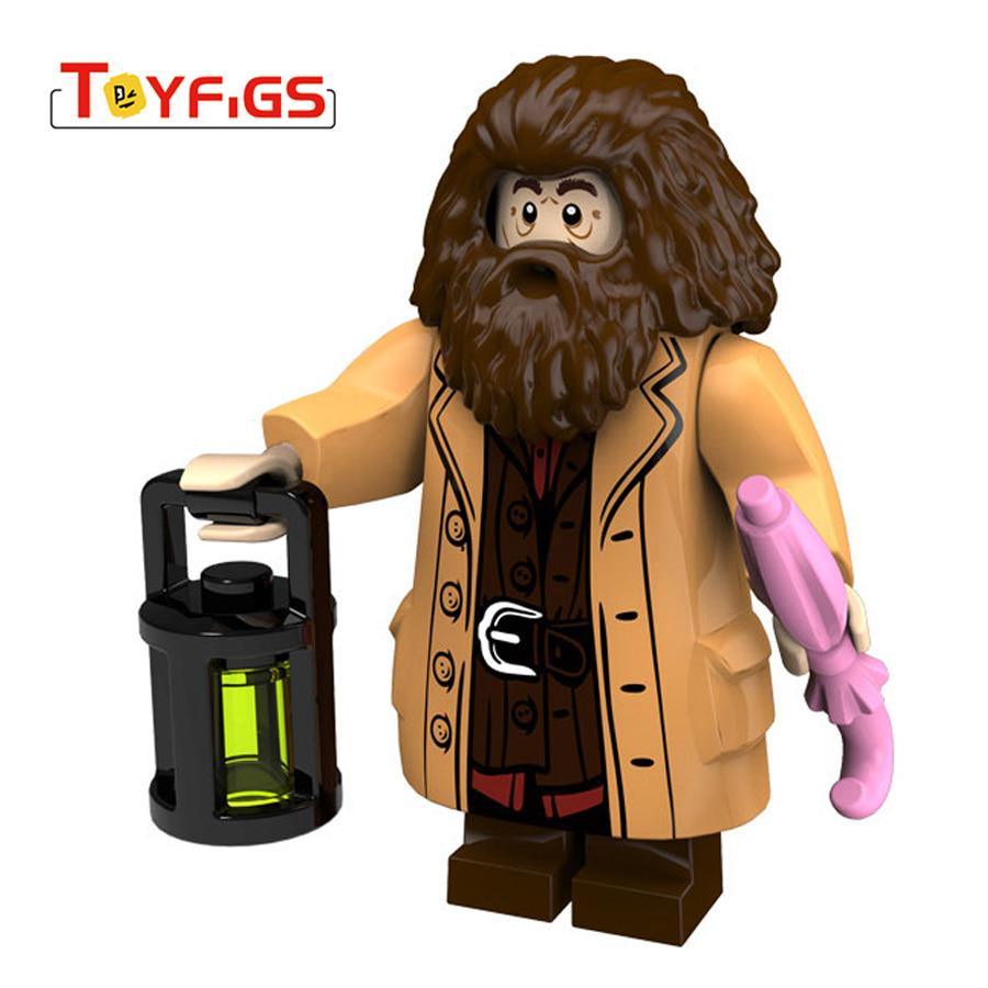 Фигурки Харри Поттера Фантастические твари Рубеус Добби Финниган Гермиона Кирпичи Модель Конструкторы Игрушки 