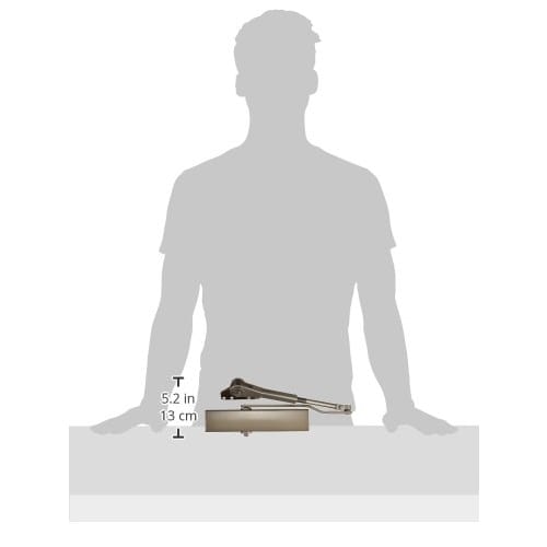 RYOBI Door Closer 20 Series Parallel Type with Stop, D-Bracket, S22PD/C1