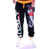 Мужские модные длинные брюки с буквенным принтом, свободные спортивные штаны для бега, активные брюки