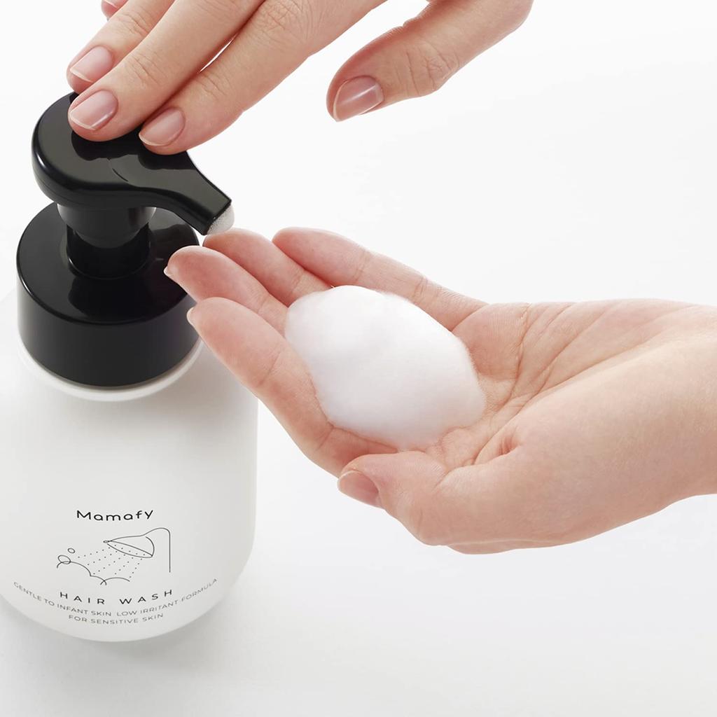 Mamafy Refreshing Foam Hair Wash Main Baby Shampoo Stain For Babies Sensitive Skin (280ml / Body/Foam Type) (Scalp Non-sticky/No Odor/Hypoallergenic