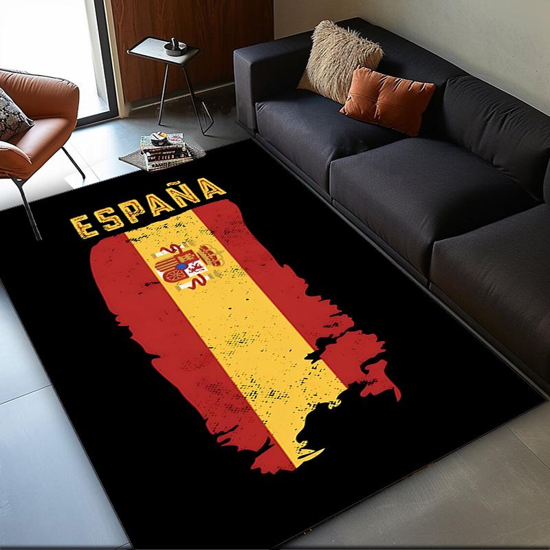 1PC rug Spain Coat Of Arms Carpet, Chair Rug,Area Rug for Office Bedroom living rooms bedroom, Doormat decor Christmas fan gifts