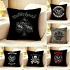 Band Motorhead Cushion Cover Pillow Cover Nordic Minimalist Throw Doublesided Print Cushion Case For Sofa Bedroom Decor