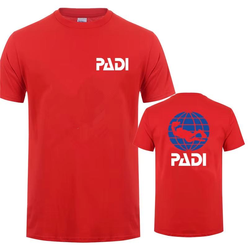 2026 Summer Unisexs TShirt Scuba Driver Padi T Shirt Unisex Casual Cotton Short Sleeve Tops Ins Y2k