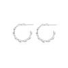 NIMBUS SHINE STAR HOOP EARRINGS (S)