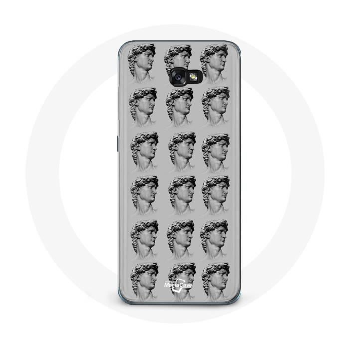 Coque - MANIACASE - Samsung A5 2016 - Rigide - Statue - Gris