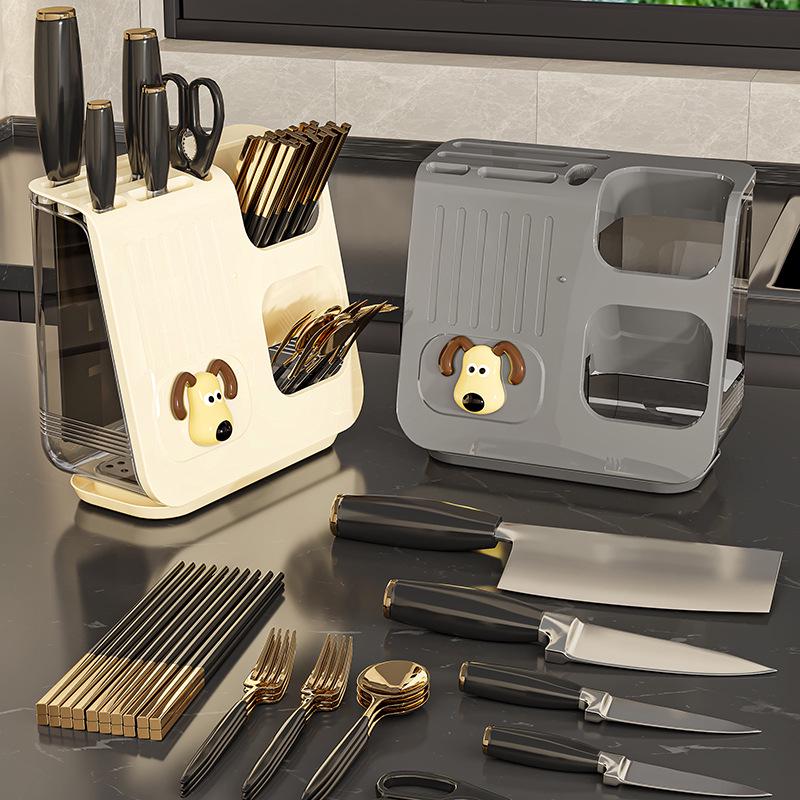 Многоцелевой органайзер для кухонной столешницы премиум-класса для палочек, ножей, ложек и столовых приборов