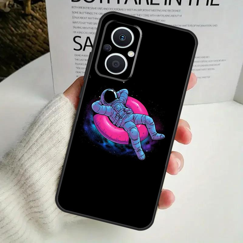 Чехол для телефона с рисунком Астронавт Звезда Космос для OPPO Reno 8T 14F 13 F 12 11 10 14 Pro 7 8 Lite OPPO Find X8 X6 X5 X9 Pro