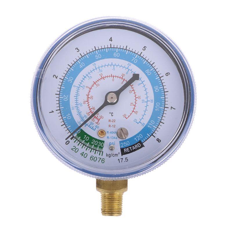New Air Conditioner R410A R134A R22 Refrigerant Low High Pressure Gauge PSI KPA