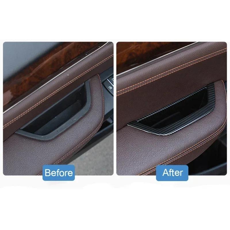 for BMW F25 F26 X3 X4 2011-2017 Door Interior Inner Handle Pull Trim Fit Car Interior Remove Armrest Protective Cover Auto Parts