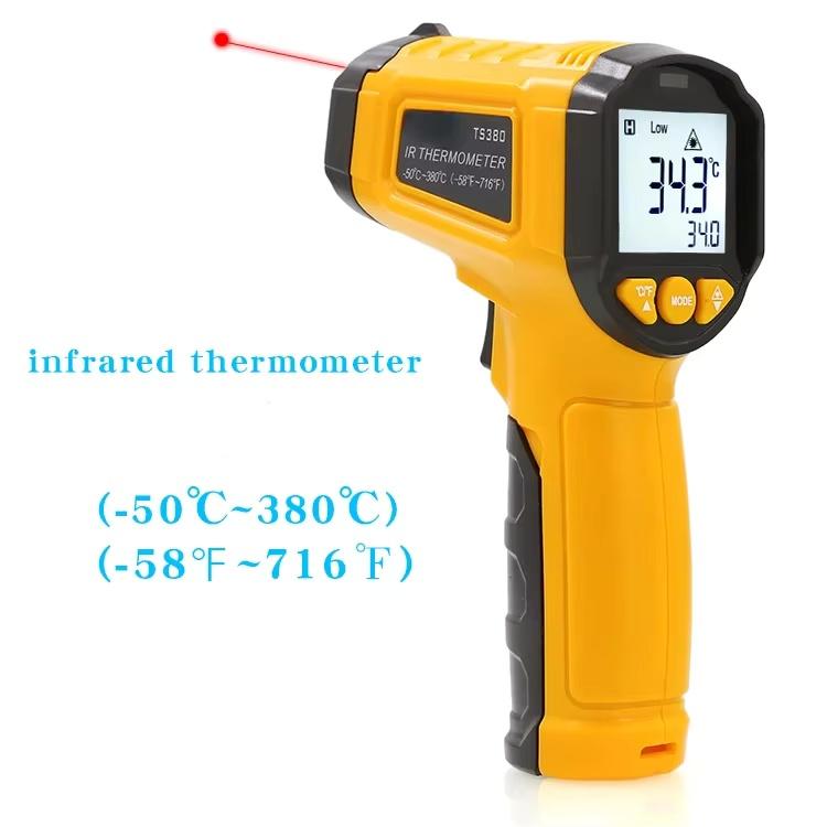 TS380 Infrared Non-Contact Thermometer Handheld Industrial High-Precision Electronic Temperature Gauge TS600