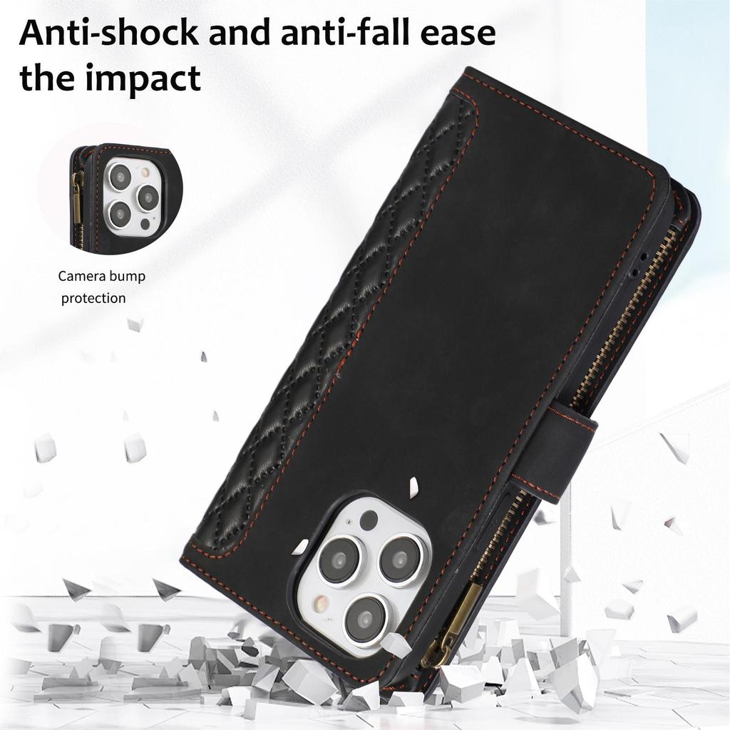 Новый стильный чехол-кошелек Diamond для iPhone 16 — дизайн унисекс