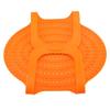 Food Grade Silicone Heat Resistant Turkey Lifter Non Stick Poultry Cooking Mat(Orange)