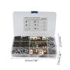 200Pcs Body Bolts Screws Metal - Universal U-Nuts Kit Engine Splash Cover Body Bolt Mudguard Fixer Bumpers Fastening Nut