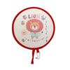 1Pc Portable Round Japanese Style Folding Fans Hand Fan