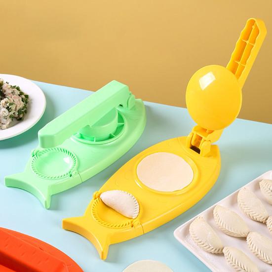 Машина для изготовления пельменей с антипригарным покрытием, экономящая время/трудозатраты, портативная машина для прессования пельменей, нескользящая кухонная машина для изготовления пельменей для домашнего использования