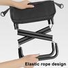 Мини Складной Стул с Сумкой для Переноски Портативный Легкий Сверхпрочный Водонепроницаемый Для Кемпинга на Открытом Воздухе, Туризма, Пляжа, Пикника, Рыбалки, Складное Кресло-Сиденье