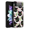 Роскошный подарочный чехол для телефона Samsung Galaxy Z Flip 4 Fold Hard PC Shell для Samsung Z Flip 3 5G Cover Fashion Cute Cat Aesthetics