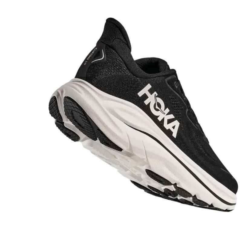 HOKA One One Женские кроссовки Clifton 10 черно-белого цвета 1162031-BWHT