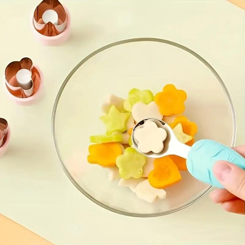 8 шт. в форме сердца, пресс-форма для помадки, печенья, печенья, пластиковые пресс-формы, инструменты для выпечки